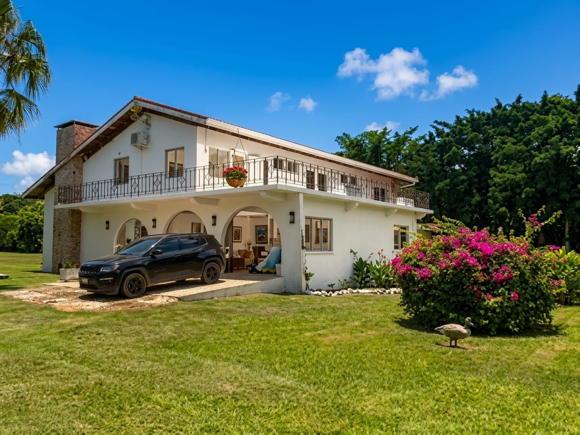 Front exterior of the main house at 16 Tamay Trail
