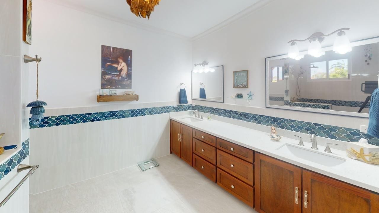 Bathroom with double vanity at 16 Tamay Trail
